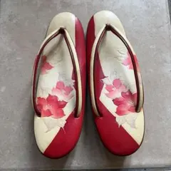 ✨レトロ✨草履✨レディース✨花柄✨22.5✨