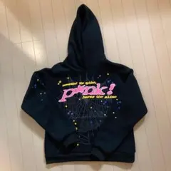 sp5der p*nk パーカー S