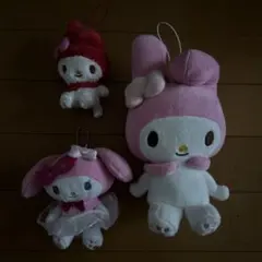 マイメロディー　ストラップぬいぐるみ　マスコットチャーム　サンリオsanrio