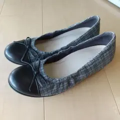 アシックス ペダラ pedala フラットシューズ 2E 22.5cm