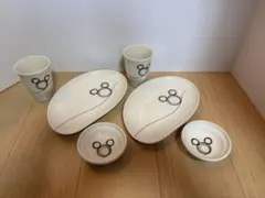 ミッキーマウス 食器セット 陶器製