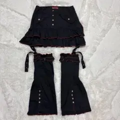 BODY LINE フリル付きミニスカート