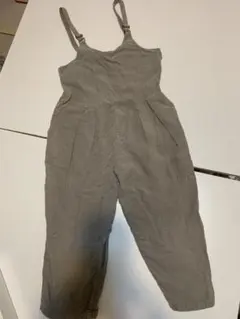 BREEZE コーデュロイサロペット　グレー　120cm