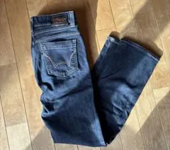 エドウィン　ストレートデニム ダークブルー