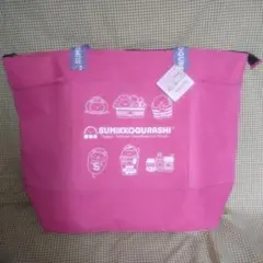すみっコぐらし たぴおかコンビニ どでかトートバッグ　ピンク