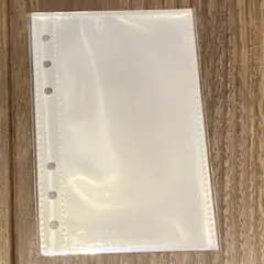 シール帳 A6 透明リフィル 10枚 シール台紙 台紙 クリア