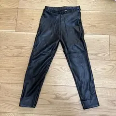 ★美品★ザラキッズ　フェイクレザー風パンツ