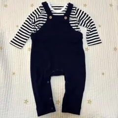 ユニクロ　サロペット風　ベビーカバーオール