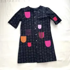 marimekkoマリメッコイロイネンタッキハッピードレスSサイズ34