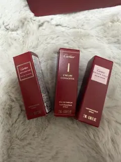 新品未開封✴︎Cartier 香水サンプル3本セット　ミニ香水　持ち運びにのサムネイル