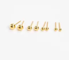 お得！ サージカルステンレス☆ワンポイントピアス 3mm 片耳(1個)