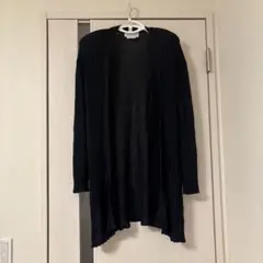 CIAOPANIC TYPY ネイビー リブ編みカーディガン