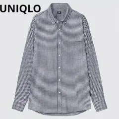 【新品•タグ付き】UNIQLO フランネルチェックシャツ 長袖 メンズシャツ