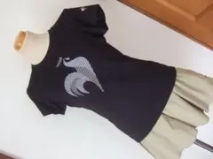 新品●ルコック　プラクティスシャツ●Ｍ/黒のサムネイル