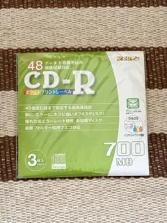 ZERO CD-R 700MB 48倍速 3枚入