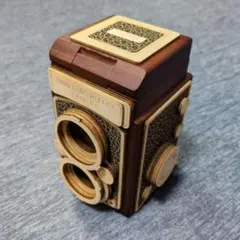 カルディ　木製カメラ　ブラウンのサムネイル