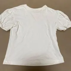 ホワイトパフスリーブTシャツ