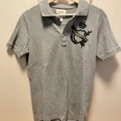 DIESEL ディーゼル グレー ポロシャツ S
