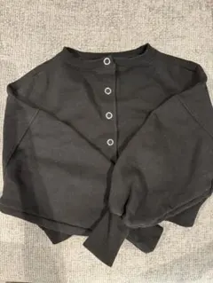 willfully 黒のボタン付きカーディガン