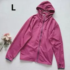 関東ファッション連合 ピンク フルジップ ウィンドブレーカー アウター L
