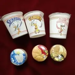 ★　ディズニー　ミニタオル　カップヌードル　３個セット　*箱なし発送