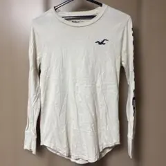 Hollister ベージュ 長袖 Tシャツ