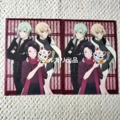 刀剣乱舞 加州清光＆髭切＆膝丸＆こんのすけ A4クリアファイル 2枚セット 付録