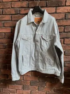 Levi's Vintage Fit ストライプデニムジャケット L