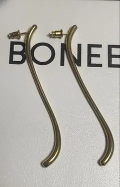 BONEE HAIRLINE EARRINGS ゴールド ピアス BONEE HAIR LINE EARRINGS ゴールド - メルカリ