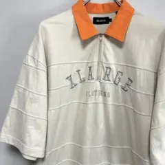 XLARGE エクストララージ ハーフジップ ポロシャツ ラガーシャツ シャツ