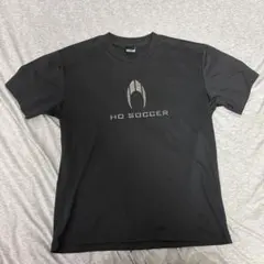 HO SOCCER ロゴ Tシャツ XL 黒/キーパー/トレーニング/ドライ素材