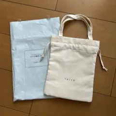 FANCL　toiro　ノベルティ巾着ハンドバック　アイボリー　新品