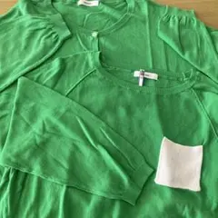 niko andニットアンサンブル(綿100%)