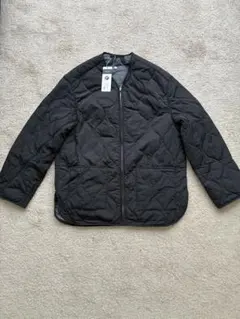 ブラック キルティングジャケット