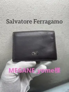 Salvatore Ferragamo 名刺入れ/カードケース【ブラウン】