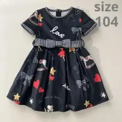 Special Day ワンピース 100 黒 ベロア 発表会 誕生日会 結婚式