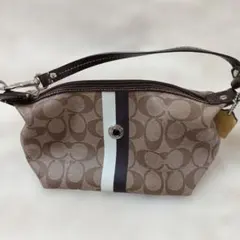 COACH コーチ シグネチャー ミニアクセサリー ポーチ 美品