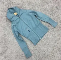 ✨CK✨カルバンクライン♡ロゴ入りジップパーカー♡ターコイズ(M)