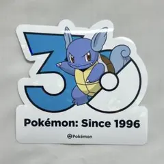 ポケモン メガフェスタ 30周年ランダムステッカー 韓国 ゼニガメ
