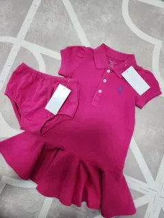 Ralph Lauren ピンク ポロシャツ 12M 2点セット