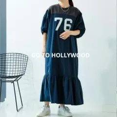 GO TO HOLLYWOOD / ナンバリング ワンピース M ネイビー