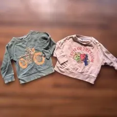 Frult of the Loom トレーナーとH&Mトレーナーのセット