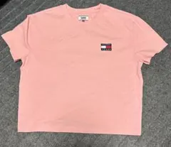 TOMMY HILFIGER レディース 半袖 Tシャツ ピンク 夏服