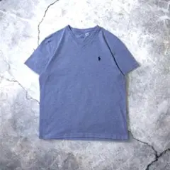 古着 ポロ ラルフ ローレン クラシック フィット Vネック 半袖 Tシャツ M