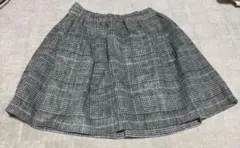 earth music&ecology チェック柄フレアスカート Mサイズ