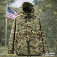 米軍型 マルチカム アノラック パーカー L 迷彩 フード付 民間モデル 良好のサムネイル