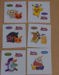 ポケモンパン　ハロウィンシール　6枚セット