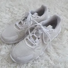 美品 ASICS ゲルクォンタム90 3 ホワイト 白樺 24.5cm