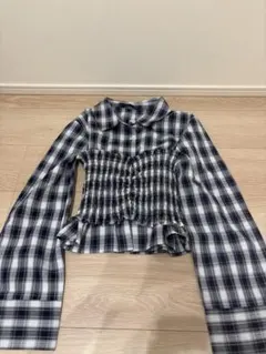 Heather チェック柄 長袖シャツ