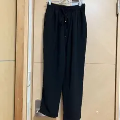 Samansa Mos2 ブラック カジュアルパンツ S 極美品